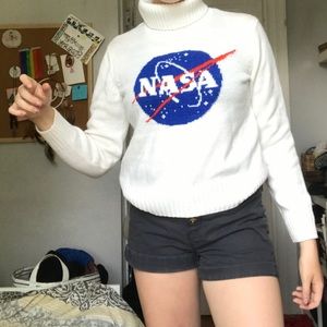 NASA logo turtle neck sweater